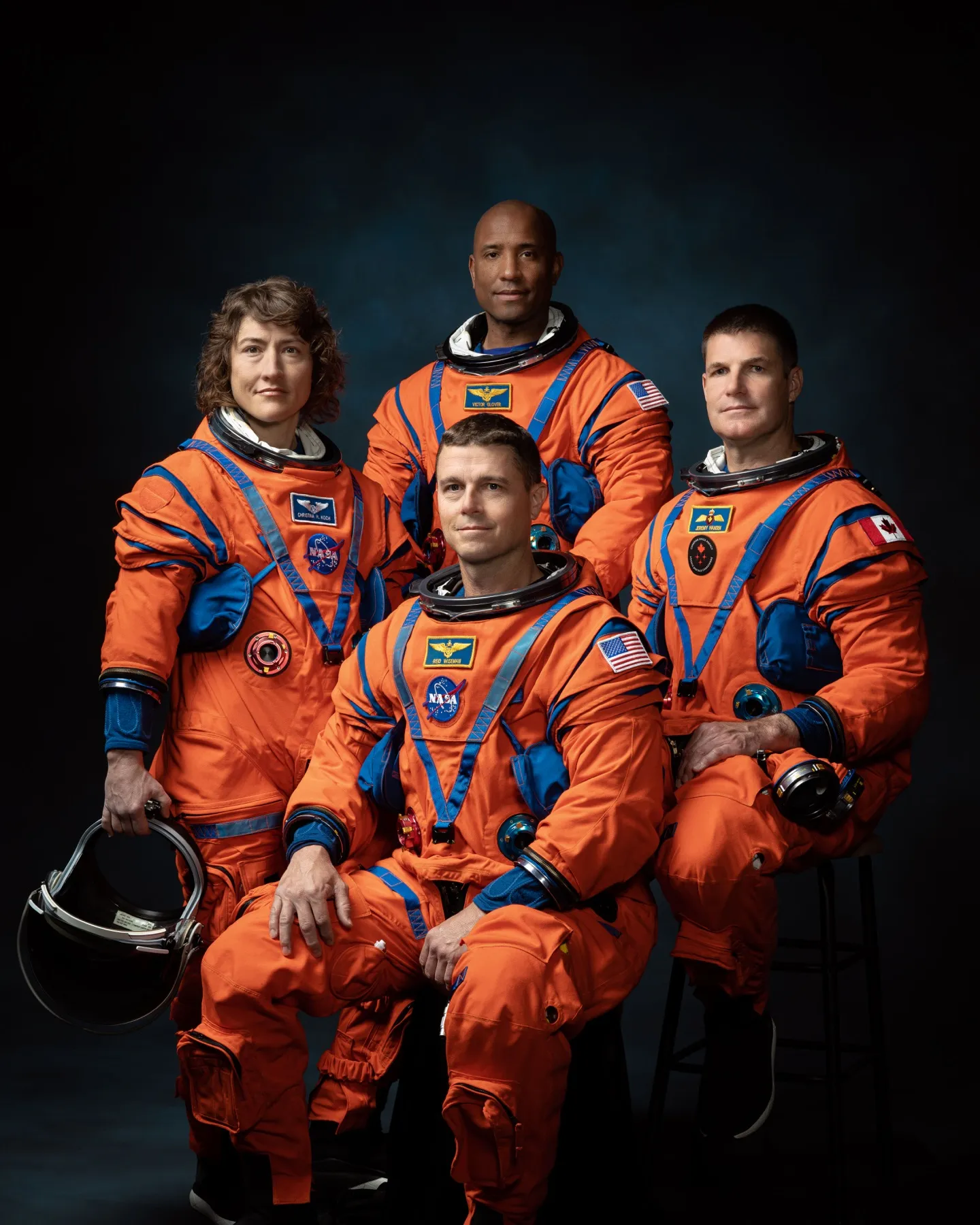 Les quatre membres de l’équipage Artemis II
